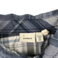 Nameit shirt 11-12 years greyish blue and white checked button up cotton