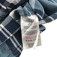 Threadboys shirt 11-12 years greyish blue and white checked button up cotton