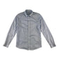 M&S shirt 11-12 years light blue plain button up cotton