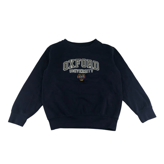 Oxford University sweater 9-11 years navy blue crew neck