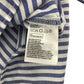 H&M shirt 12-13 years blue and white stripy button up cotton