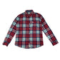 Abercrombie shirt 13-14 years red checked button up cotton
