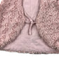 Jasper Conran Faux Fur Gilet Age 6 Pink Fluffy Cropped Sleeveless