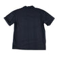 Uniqlo shirt men's XS navy plain button up short sleeve with embroidered fish