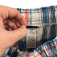 Next shorts 7-8 years white blue and red checked design cotton