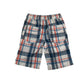 Next shorts 7-8 years white blue and red checked design cotton