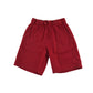 George shorts 8-9 years red plain elasticated waist