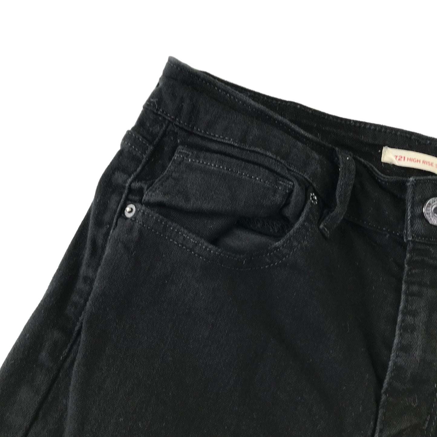 Levi's jeans size W28 black high rise skinny stretchy