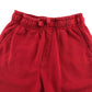 George shorts 8-9 years red plain elasticated waist