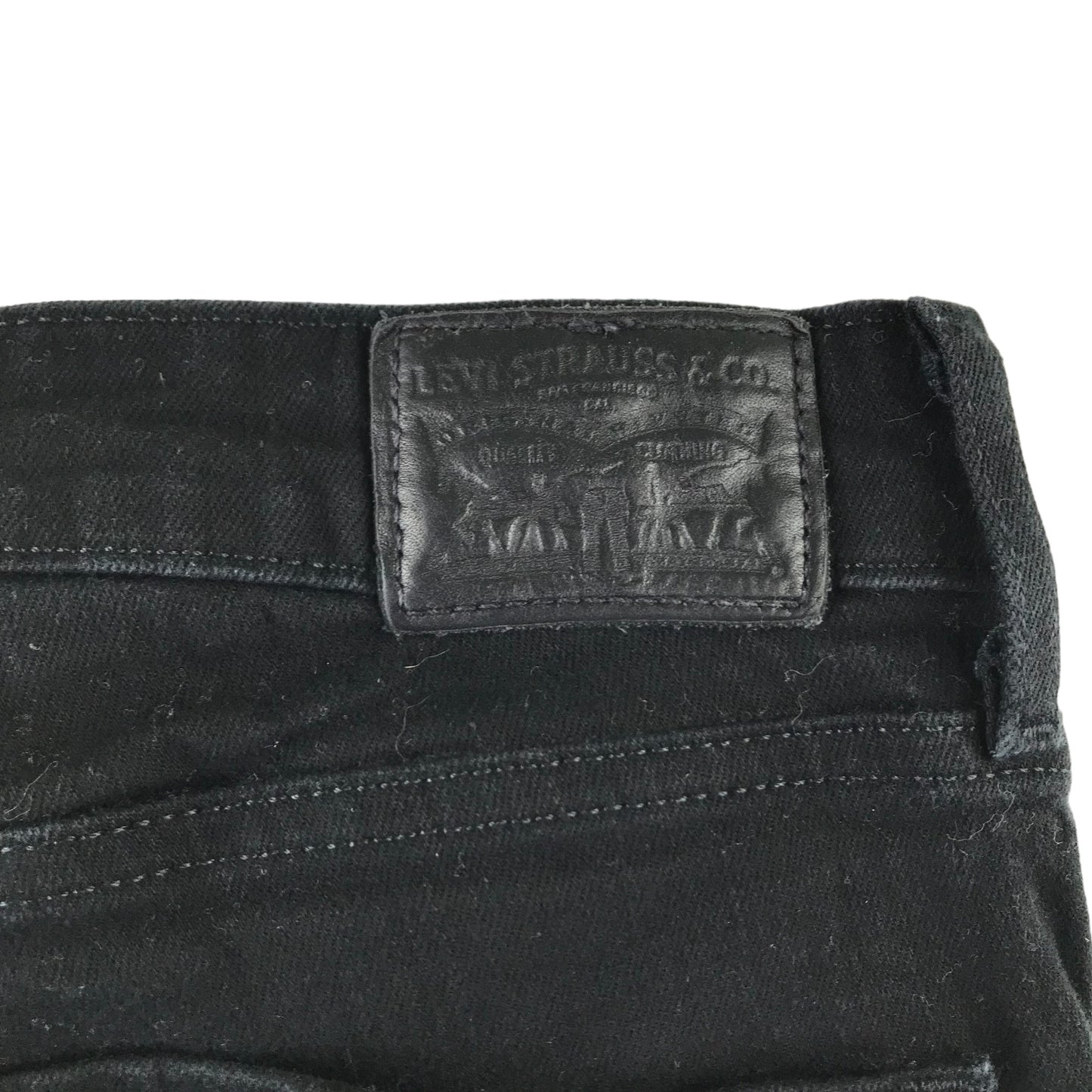 Levi's jeans size W28 black high rise skinny stretchy