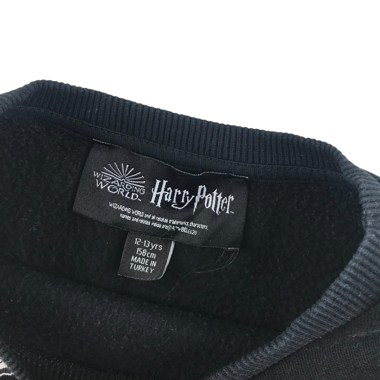 Primark sweater 12-13 years black Harry Potter Hogwarts Express