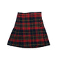 Red Tartan School Skirt