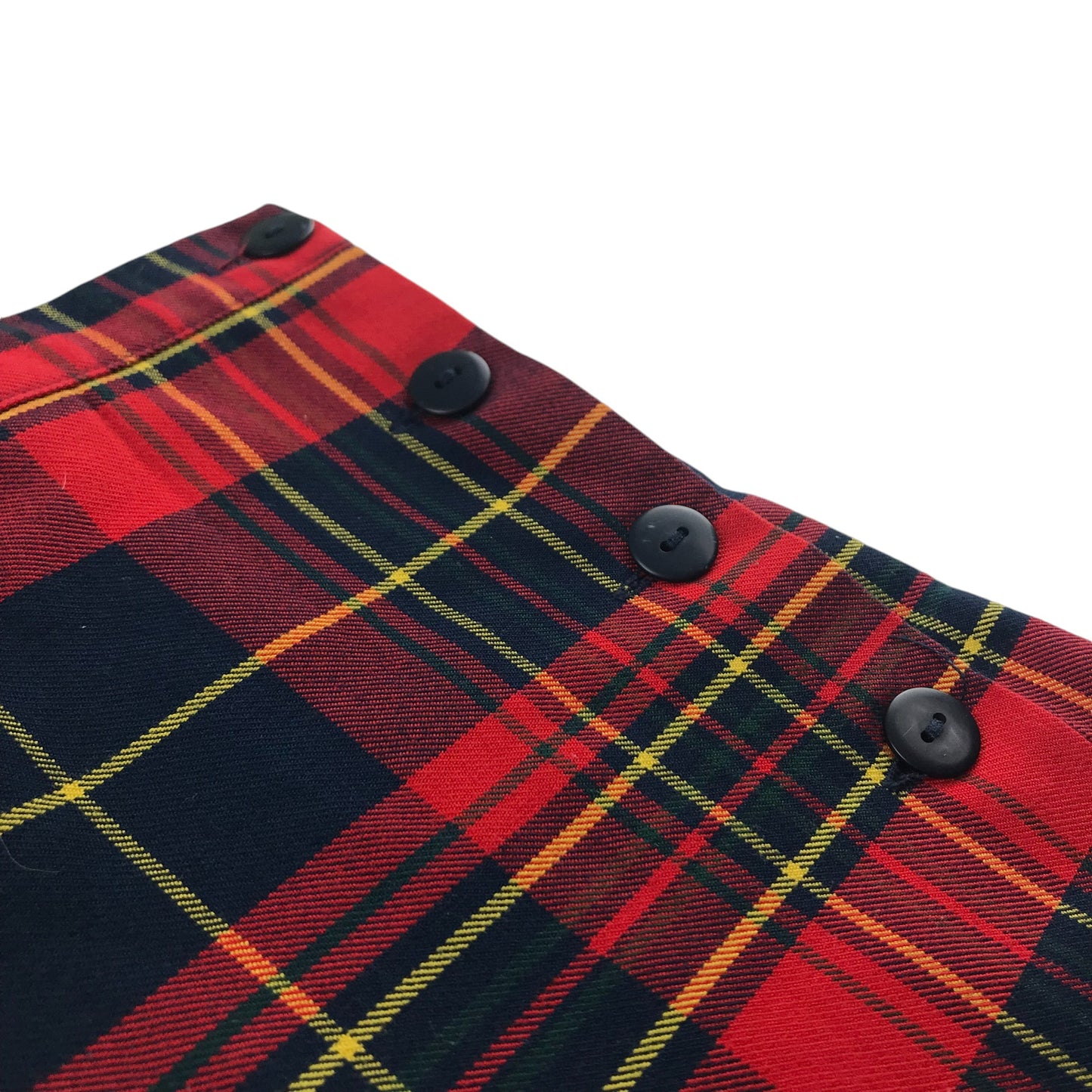 Red Tartan School Skirt