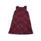 H&M Dress Age 5 Red Checked A-line Pinafore