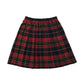 Red black and yellow Tartan School Skirt