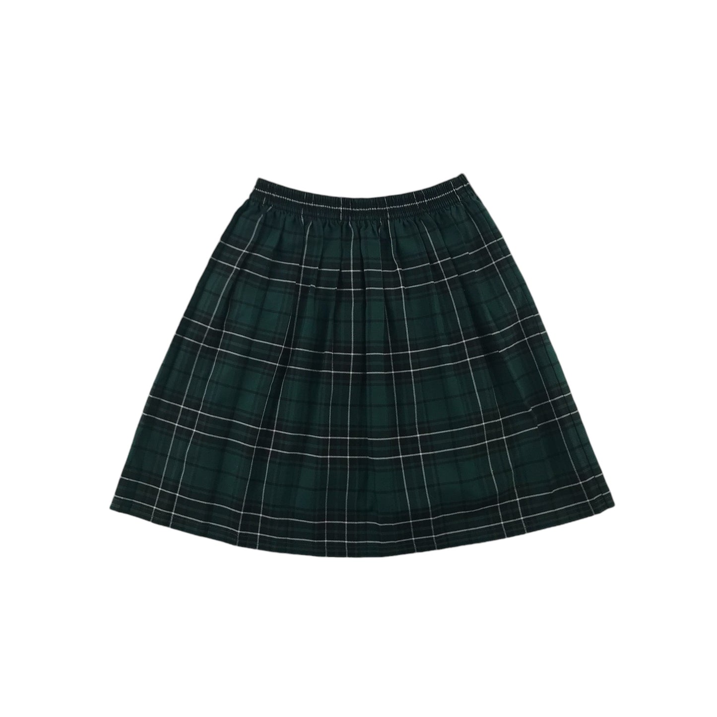 Green Tartan School Skirt