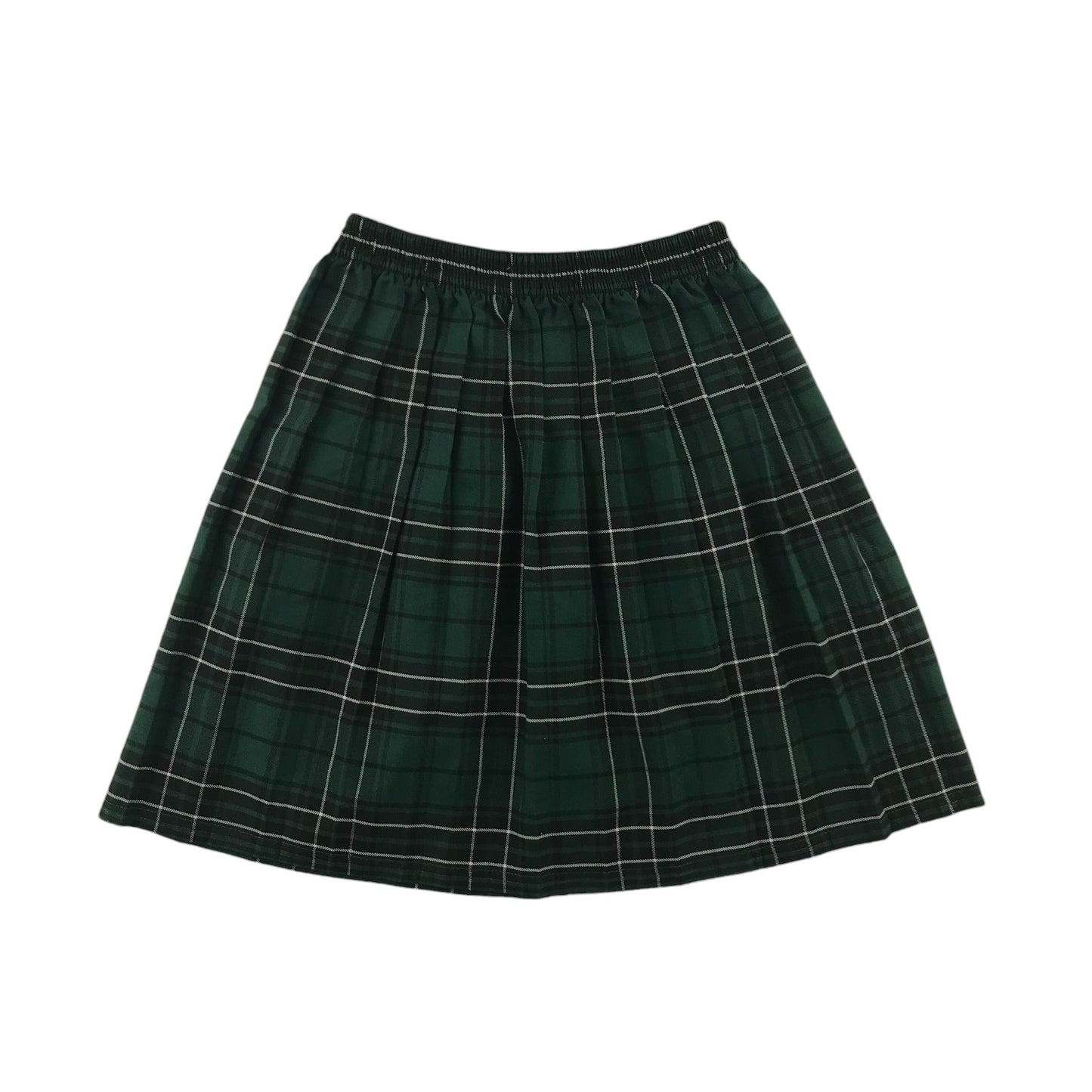 Green Tartan School Skirt