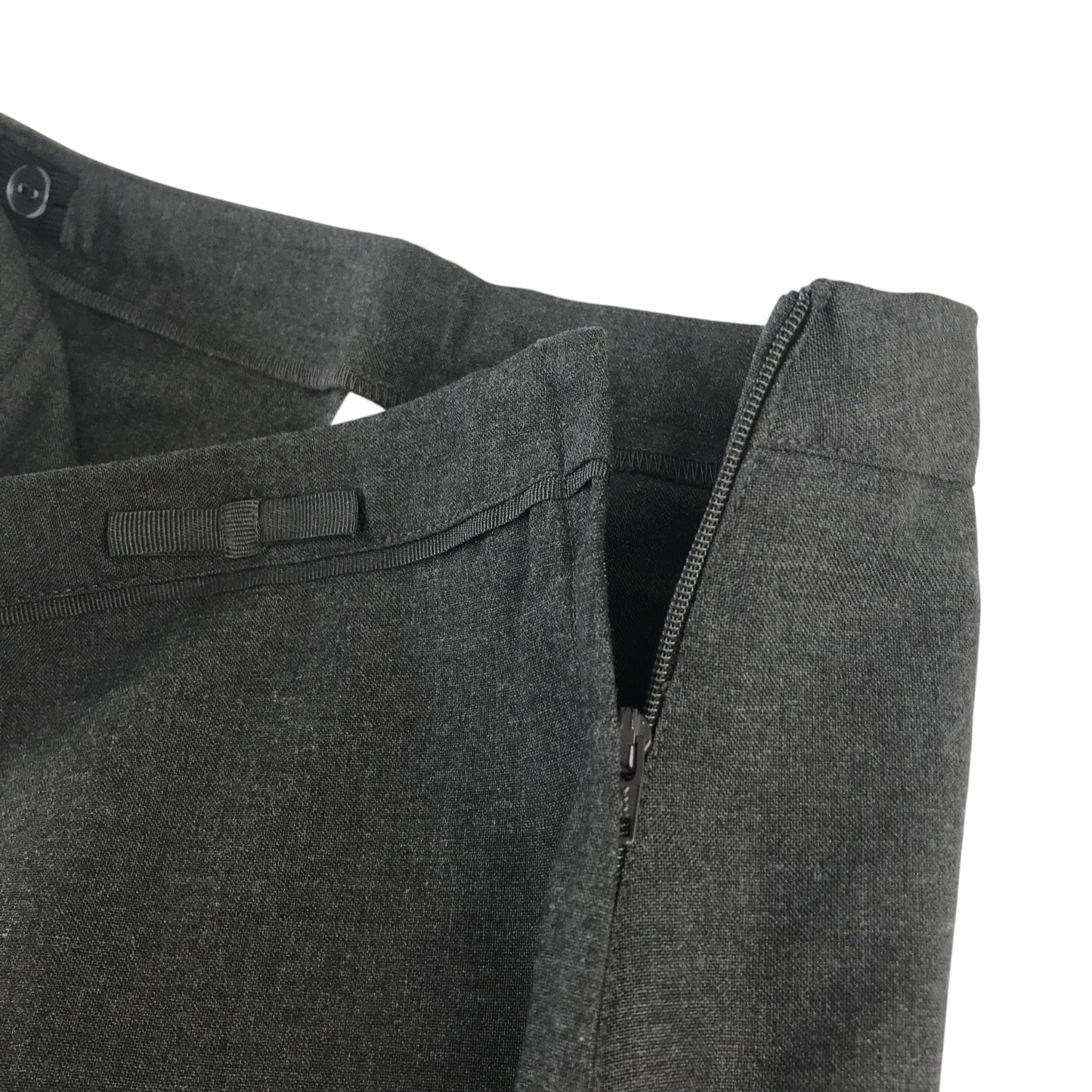 George girls school trouser bundle 4-5 years grey with bowtie detail