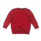 F&F Festive Sweatshirt 4-5 Years Red Santa Squad Text Graphic