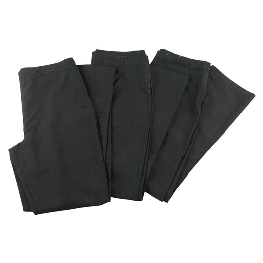George girls school trouser bundle 12-13 years grey with bowtie detail