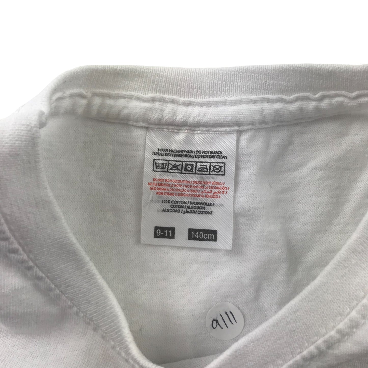 Festive T-Shirt 9-10 Years White Santa Dabbing Graphic print