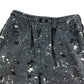 Nutmeg shorts 9-10 years grey graphic paint splash design