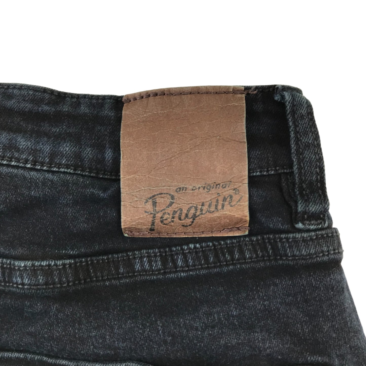 Penguin jeans W32 H32 black slim leg slightly stretchy