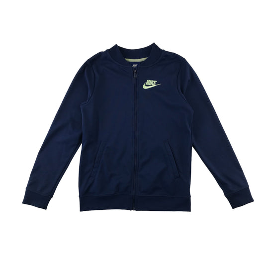 Nike sport sweater 10-11 years navy blue full zipper track top