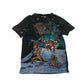 F&F Festive T-Shirt 10-11 Years Snow Themed Santa Rudolph and Ginger Breadman