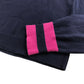 GAP jumper 12-13 years navy blue pink sequin smiley face cotton