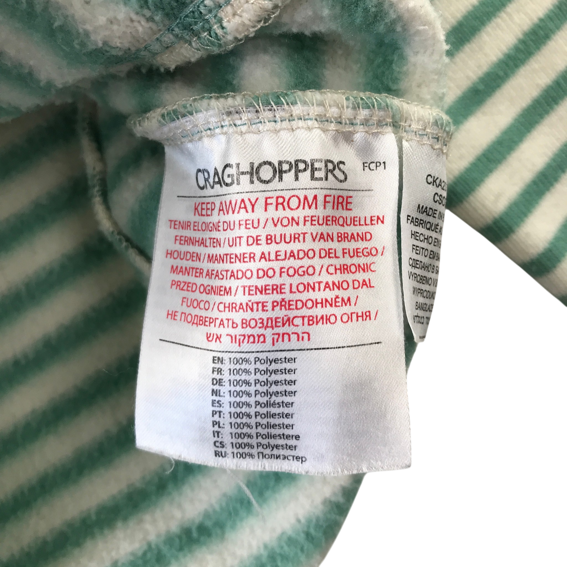 Preloved Craghoppers fleece for kids