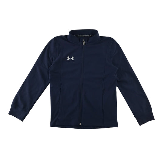 Under Armour sport sweater 7-8 years navy blue full zipper track top