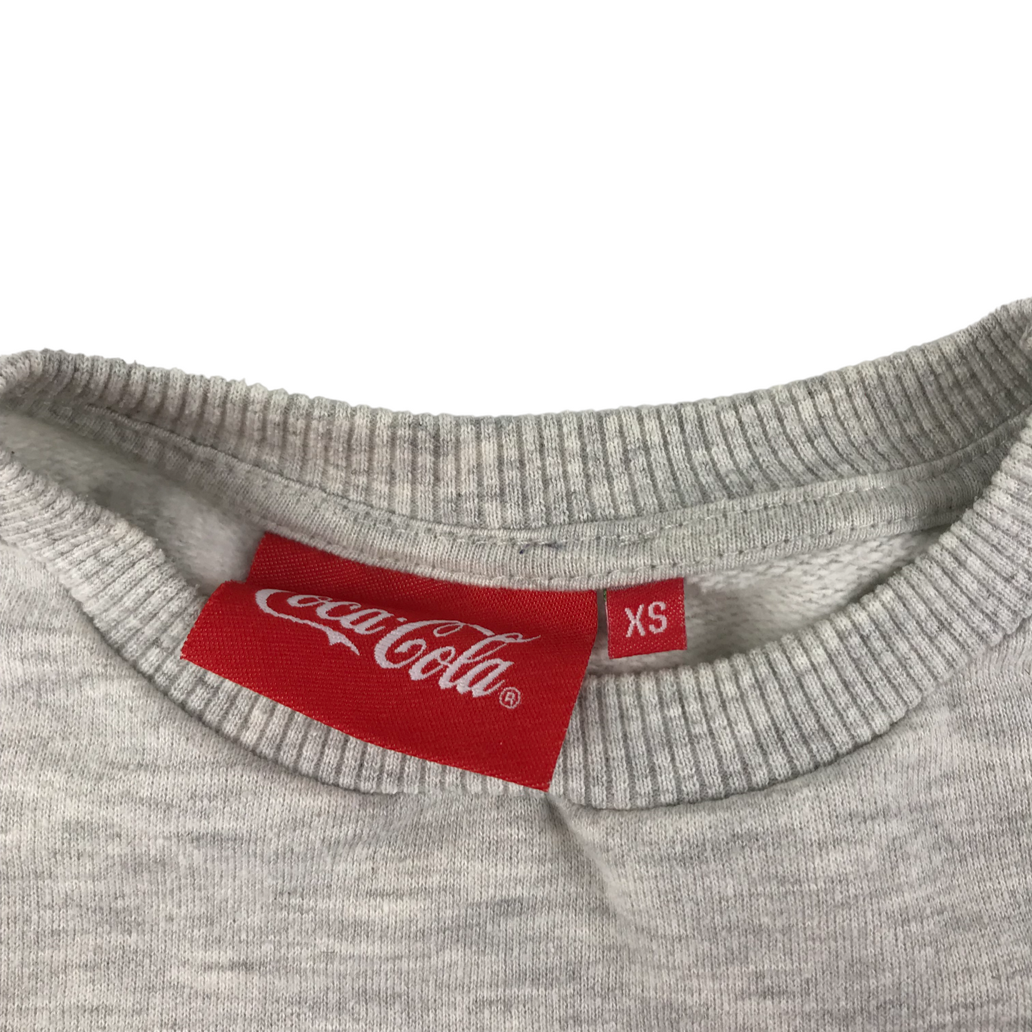 Coca-Cola Sweater Age 13 Adult XS Grey Long Sleeve