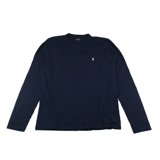 Ralph Lauren T-shirt Size Men's S Navy Long Sleeve