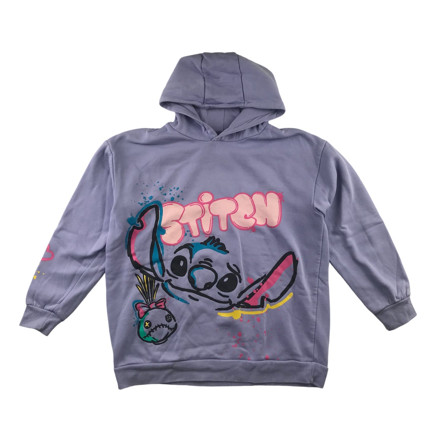 Primark hoodie 12-13 years blueish violet Disney Stitch pullover