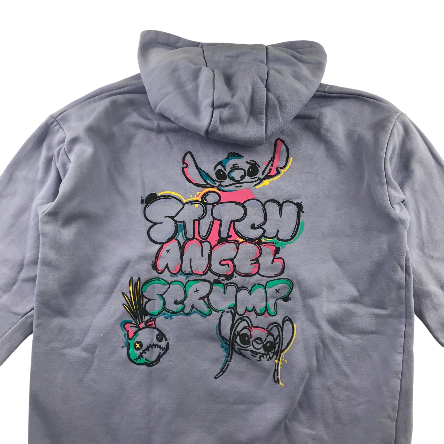 Primark hoodie 12-13 years blueish violet Disney Stitch pullover