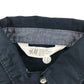 H&M Shirt Age 11 Dark Navy Short Sleeve Button Up Cotton