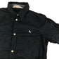 H&M Shirt Age 11 Dark Navy Short Sleeve Button Up Cotton
