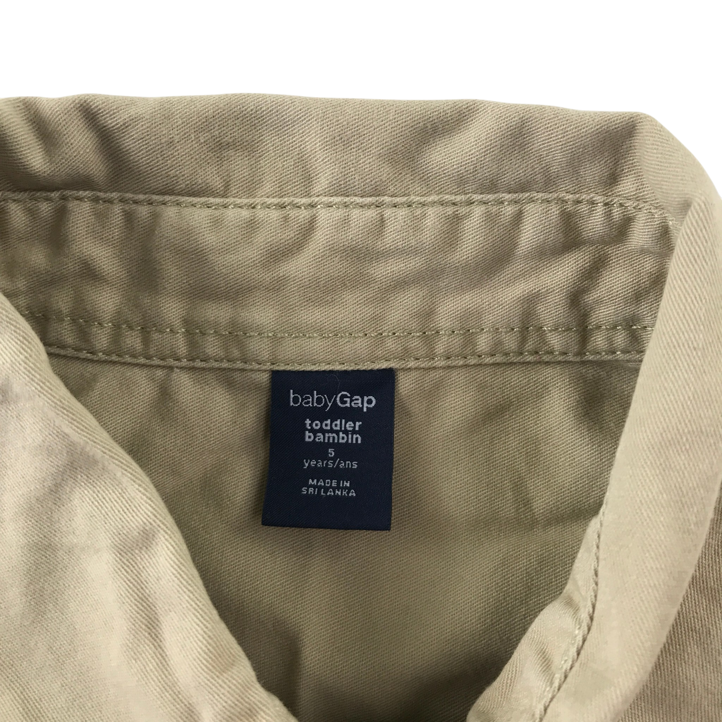 GAP 5 years beige shirt