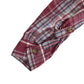 M&Co Shirt Age 5 Red Checked Long Sleeve Button Up Cotton