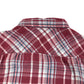 M&Co Shirt Age 5 Red Checked Long Sleeve Button Up Cotton