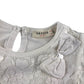 Breeze Girls blouse 4-5 years white long dress style tiered lace layered sleeveless