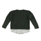 M&S sweater 6-7 years khaki crewneck with embroidered patches