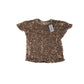 George blouse 9-10 years golden sequin sparkly short sleeve