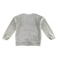 F&F sweater 6-7 years white crewneck with embroidered rainbow design