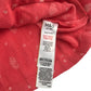 M&S blouse 9-10 years red graphic pattern wide neckline