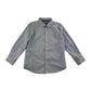 Matalan Shirt Age 7 Blue White Stripy Smart Long Sleeve Button Up