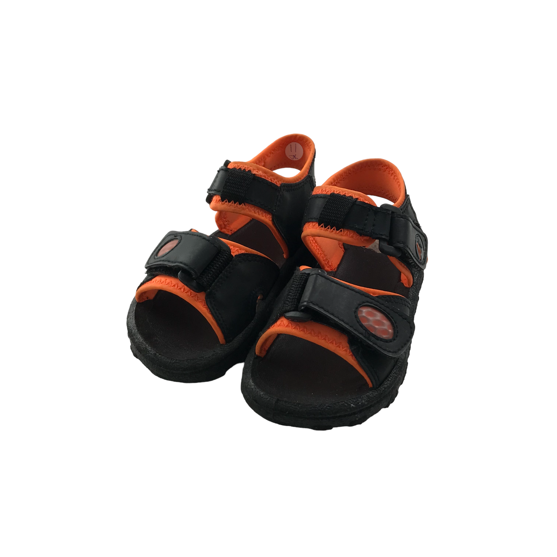 Orange and black sandals new arrivals