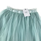 M&S skirt 9-10 years mint blue mesh midi with elasticated waistband