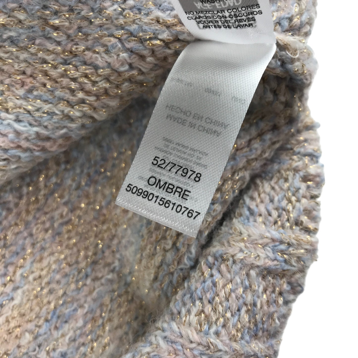 Dunnes Stores sweater 8-9 years grey optical sparkly crewneck